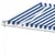 Produktbild 7 för Fristående markis automatisk 450x350 cm blå/vit