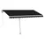 Produktbild 4 för Fristående markis automatisk 450x350 cm antracit