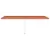 Produktbild 4 för Fristående markis manuellt infällbar 600x350 cm orange/brun 