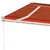 Produktbild 11 för Fristående automatisk markis 600x350 cm orange/brun