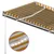 Produktbild 7 för Markis manuellt infällbar med LED 400x300 cm gul och vit