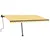 Produktbild 4 för Fristående markis manuell 450x300 cm gul/vit