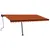 Produktbild 3 för Fristående markis manuell 450x300 cm orange/brun