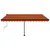 Produktbild 4 för Fristående markis manuell 450x300 cm orange/brun