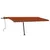 Produktbild 4 för Fristående markis manuell 500x300 cm orange/brun