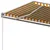 Produktbild 7 för Fristående markis automatisk 500x300 cm gul/vit