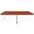 Produktbild 3 för Fristående markis automatisk 500x300 cm orange/brun
