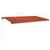 Produktbild 12 för Fristående markis manuellt infällbar 600x300 cm orange/brun