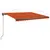Produktbild 11 för Fristående markis manuellt infällbar 400x350 cm orange/brun