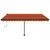 Produktbild 3 för Fristående markis manuellt infällbar 400x350 cm orange/brun