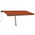 Produktbild 2 för Fristående markis automatisk 400x350 cm orange/brun