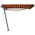 Produktbild 4 för Fristående markis automatisk 400x350 cm orange/brun