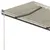 Produktbild 6 för Fristående markis manuellt infällbar 450x350 cm gräddvit