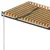 Produktbild 7 för Fristående markis manuellt infällbar 450x350 cm gul/vit