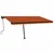 Produktbild 2 för Fristående markis manuellt infällbar 450x350 cm orange/brun