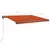 Produktbild 11 för Fristående markis manuellt infällbar 450x350 cm orange/brun