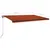 Produktbild 12 för Fristående markis manuellt infällbar 500x350 cm orange/brun