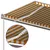 Produktbild 7 för Markis med LED manuellt infällbar 600x350 cm gul och vit
