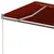 Produktbild 7 för Fristående automatisk markis 600x350 cm orange/brun