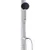 Produktbild 8 för Trädgårdsdusch med grått golv 220 cm aluminium