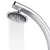 Produktbild 10 för Trädgårdsdusch med grått golv 220 cm aluminium