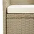 Produktbild 5 för Matgrupp för trädgården 5 delar beige