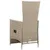 Produktbild 7 för Matgrupp för trädgården 3 delar beige