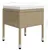 Produktbild 11 för Matgrupp för trädgården 5 delar beige