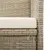 Produktbild 9 för Matgrupp för trädgården 3 delar beige