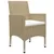 Produktbild 6 för Matgrupp för trädgården 5 delar beige