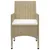 Produktbild 7 för Matgrupp för trädgården 5 delar beige
