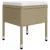 Produktbild 9 för Matgrupp för trädgården 5 delar beige