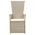 Produktbild 11 för Matgrupp för trädgården 5 delar beige