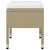 Produktbild 6 för Matgrupp för trädgården 5 delar beige