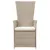 Produktbild 11 för Matgrupp för trädgården 5 delar beige