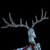 Produktbild 4 för Juldekoration flygande ren 120 LED vit kallvit