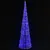 Produktbild 2 för Ljuskon LED pyramid akryl blå 90 cm