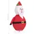 Produktbild 10 för Dekorativ jultomte med LED lyxigt tyg 60 cm