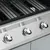 Produktbild 9 för Gasolgrill 4+1 kokzoner svart och silver