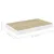 Produktbild 8 för Svävande vägghyllor 4 st ek och vit 40x23x3,8 cm MDF