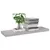 Produktbild 3 för Svävande vägghyllor 2 st betonggrå 80x23,5x3,8 cm MDF