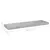 Produktbild 8 för Svävande vägghyllor 2 st betonggrå 80x23,5x3,8 cm MDF