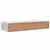 Produktbild 8 för Väggmonterad låda betonggrå 60x23,5x10 cm MDF