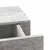 Produktbild 9 för Väggmonterad låda betonggrå 60x23,5x10 cm MDF