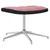Produktbild 6 för Vilstol med fotpall rosa sammet och PVC
