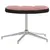 Produktbild 7 för Vilstol med fotpall rosa sammet och PVC