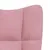 Produktbild 8 för Vilstol med fotpall rosa sammet