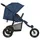 Barnvagn marinblå stål