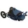 Barnvagn marinblå stål