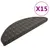 Produktbild 2 för Trappstegsmattor 15 st antracit 56x17x3 cm